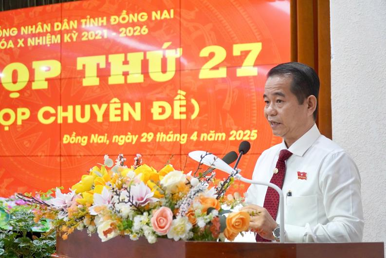 Kỳ họp thứ 27 HĐND tỉnh (khóa X) đã xem xét thông qua nhiều nội dung rất quan trọng